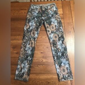 Tempo Paris Floral Skinny Jeans - Multicolor